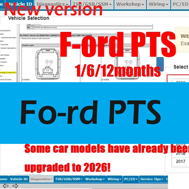 Workshop Tools Online - 2026 F-ord PTS Araç Tamir Yazılımı