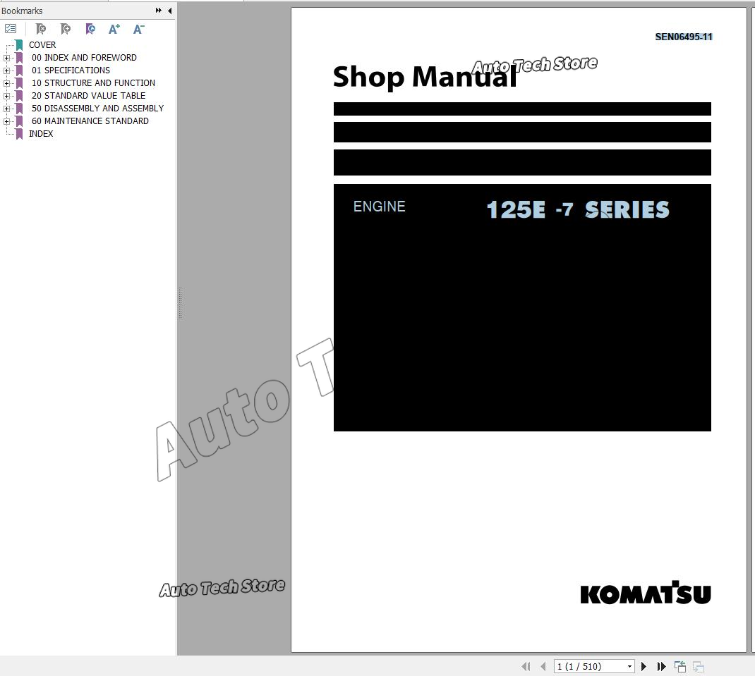 Komatsu Dizel Motor Atölyesi K - Tools In Workshop Pdf incelemesi ve fiyatı