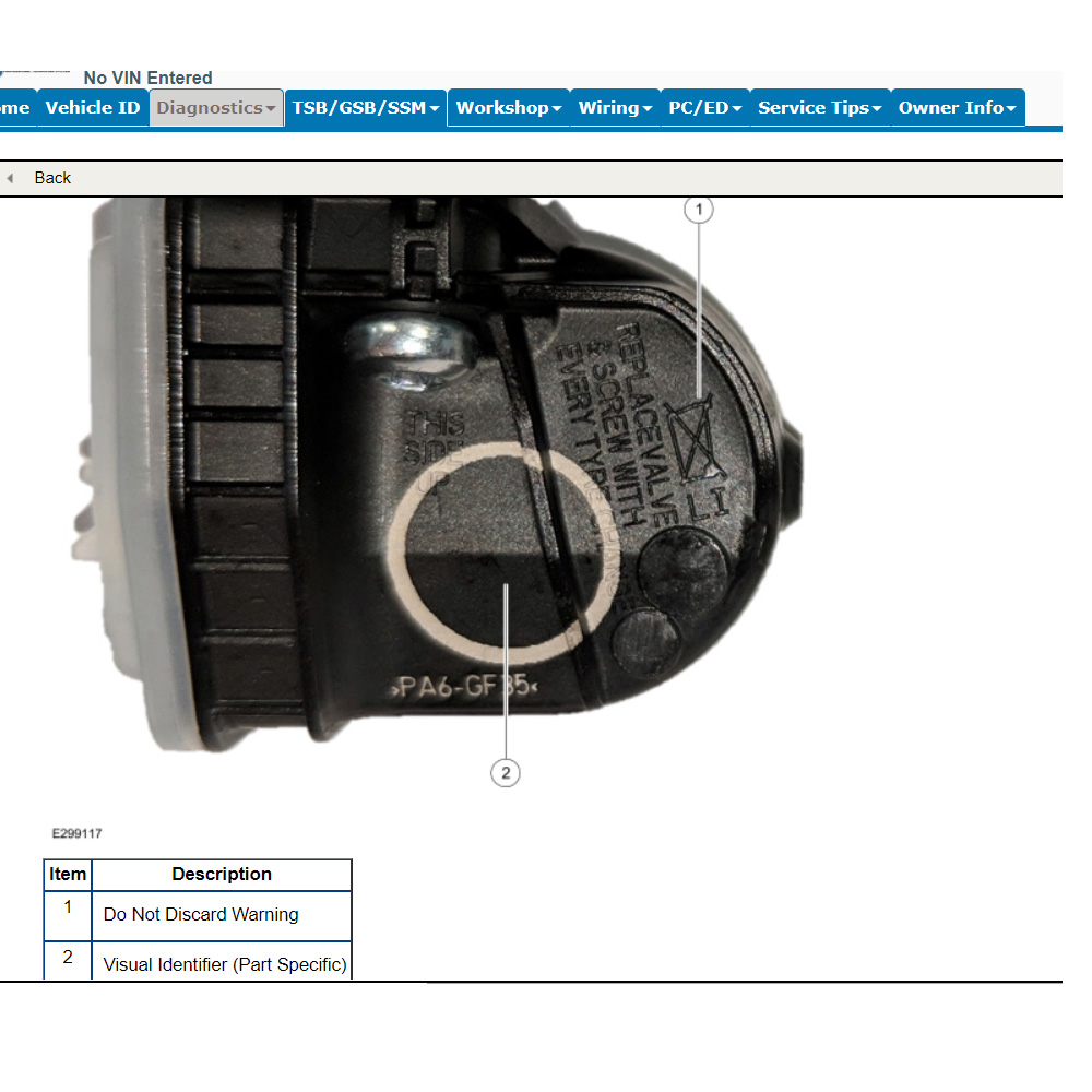 2026 Ford PTS Araç Verileri iç - Workshop Tools Online incelemesi ve fiyatı